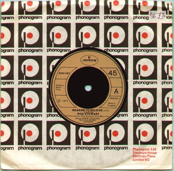 Rod Stewart - Reason To Believe LP